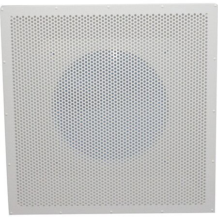 Eger Products Air Diffuser, Perf Recsd , 12"Nk, 3/8"Holes, Wht EAPERF12W-SP